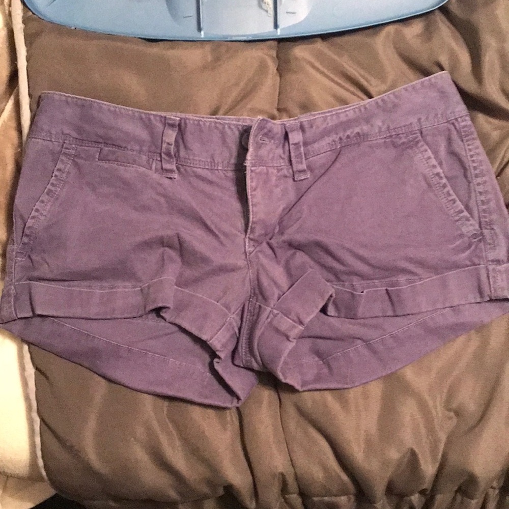 Navy low rise shorts